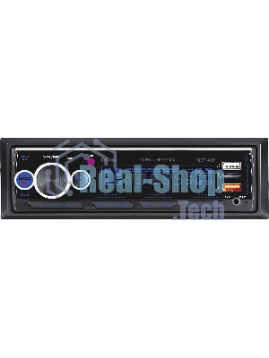 Автомагнитола Digma MCP-413, 1 DIN, Bluetooth, USB Type-A, AUX, пульт ДУ