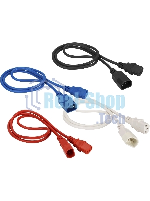 Шнур питания Lanmaster LAN-PP13/14-10-BL C13-С14 проводник.:3x0.75мм2 10м 220В 10А синий