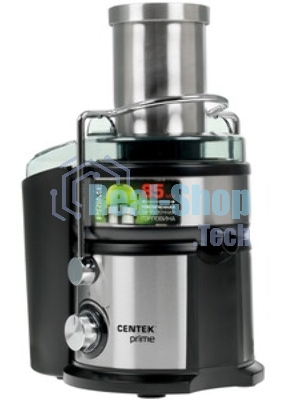Соковыжималка Centek CT-1214 стальной/чёрный, центробежная, 1500 Вт, 1100 мл, механическое