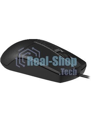 Мышь проводная A4Tech OP-335S черный, 1200 dpi, USB Type-A, кнопки - 3