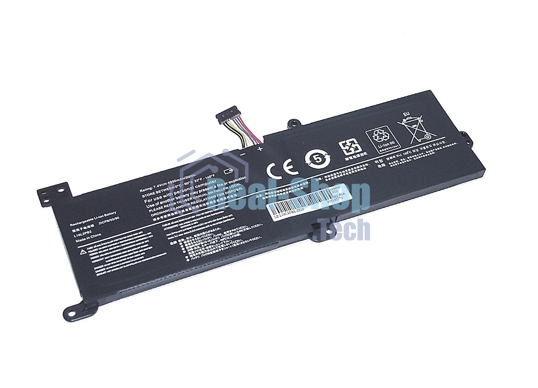 Аккумуляторная батарея для ноутбука Lenovo IdeaPad 320 (L16L2PB2) 7.4V 30Wh OEM черный
