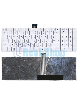 Клавиатура для ноутбука Toshiba Satellite C850 C855 C870 белый