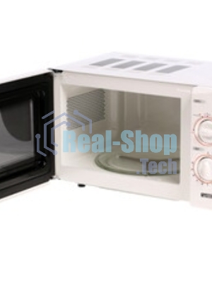 Микроволновая печь Mystery MMW-2013 белый, 20 л, 800 Вт, переключатели - поворотный механизм