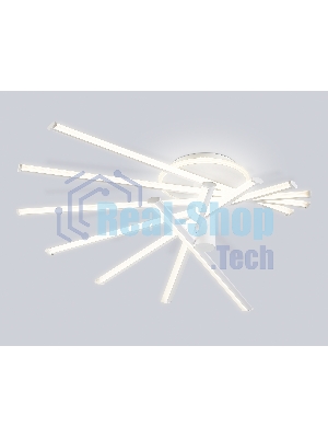 Потолочный светодиодный светильник Ambrella light FL6241 WH белый 135W 3000K-6400K 900*750*230 (ПДУ ИК)