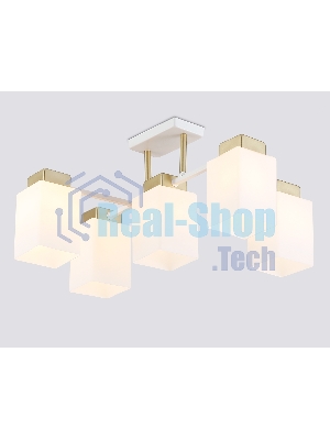 Светильник Ambrella light TR303047/5 WH/GD белый/золото E27/5 max 60W 540*480*270