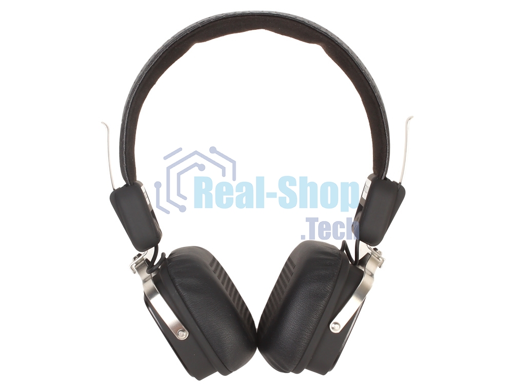 Беспроводные/проводные наушники Ginzzu GM-571BT черный, накладные, Bluetooth + Jack 3.5 мм, до 8 ч