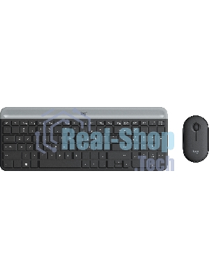 Комплект клавиатура + мышь Logitech MK470 Slim Wireless Keyboard and Mouse ComboGRAPHITE