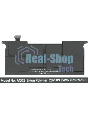Аккумуляторная батарея для ноутбука Apple MacBook Air A1375 35Wh