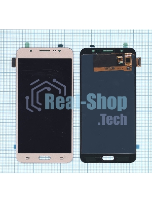 Дисплей для Samsung Galaxy J7 (2016) SM-J710F (TFT) золотистый