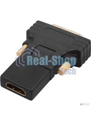 Переходник штекер Rexant DVI-D - гнездо HDMI, поворотный