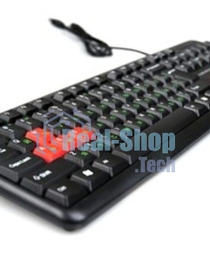 Клавиатура проводная NAKATOMI KN-02U USB черный
