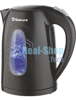 Чайник электрический Sakura SA-2345BK 2 л, черн д