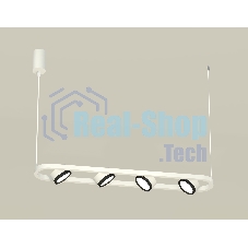 Светильник Ambrella light XB9163101/4 SWH/PBK белый песок/черный полированный GX53 (C9163, N8113)