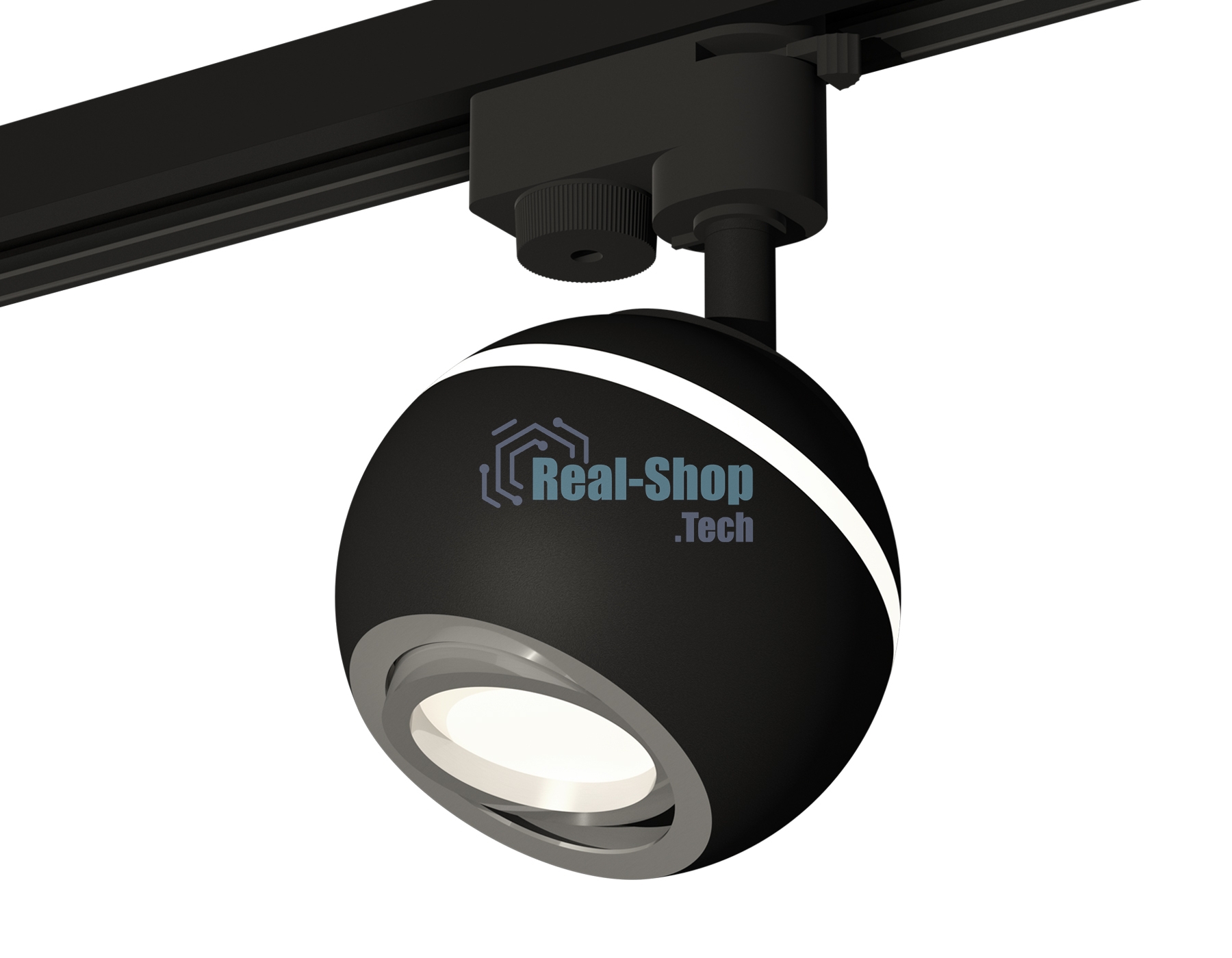 Светильник Ambrella light XT1102022 SBK/PSL черный песок/серебро полированное MR16 GU5.3 LED 3W 4200K (A2521, C1102, N7003)