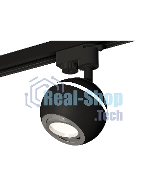 Светильник Ambrella light XT1102022 SBK/PSL черный песок/серебро полированное MR16 GU5.3 LED 3W 4200K (A2521, C1102, N7003)