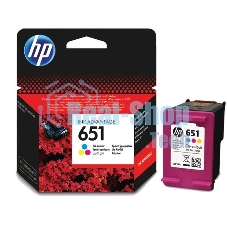 Картридж струйный HP 651 C2P11AE трехцветный для HP DJ IA5575e (300 стр.)
