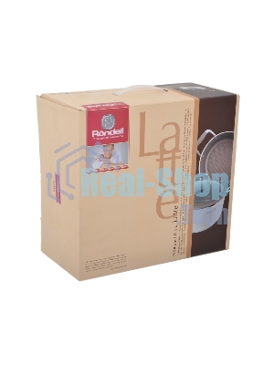 Кастрюля с/кр RDA-532 Latte (24 см 3,5 л, ручки из нержавеющей стали и силикона) Rondell