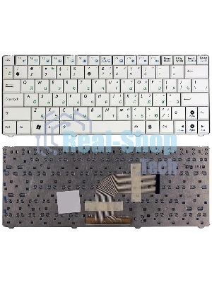 Клавиатура для ноутбука Asus Eee PC 1101 1101HA N10 N10E N10J белый