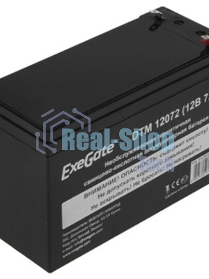 Батарея для ИБП ExeGate EP129858RUS DTM 1207/EXG1270 (12V 7Ah) клеммы F2