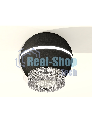Светильник Ambrella Light XS1102030 SBK/CL черный песок/прозрачный MR16 GU5.3 LED 3W 4200K (C1102, N7191)