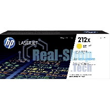 Картридж лазерный Cartridge HP 212X для CLJ Enterprise M554/M555/M578, желтый (10 000 стр.)