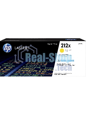Картридж лазерный Cartridge HP 212X для CLJ Enterprise M554/M555/M578, желтый (10 000 стр.)