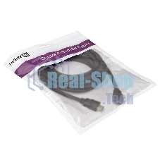 Кабель HDMI Exegate EX287732RUS EX-CC-HDMI2-5.0 (19M/19M, v2.0, 5м, 4K UHD, Ethernet, позолоченные контакты)