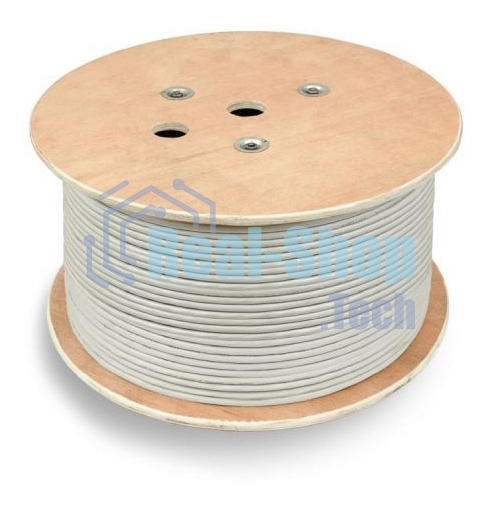 Кабель сетевой Buro UTP 4 пары cat6 solid 0.52мм Cu 305м серый