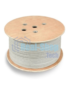 Кабель сетевой Buro UTP 4 пары cat6 solid 0.52мм Cu 305м серый