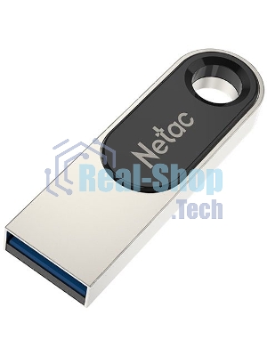 Флешка USB Netac U278 (NT03U278N-032G-20PN), 32Gb, USB 2.0, R/W 50/10, серебристый/черный