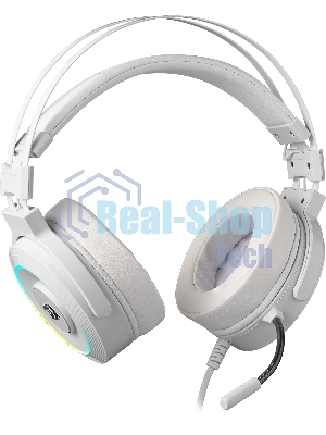 Гарнитура Redragon Lamia 2 белый, проводная, USB, подсветка