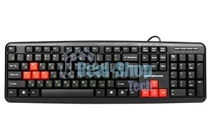 Клавиатура проводная NAKATOMI KN-02U USB черный