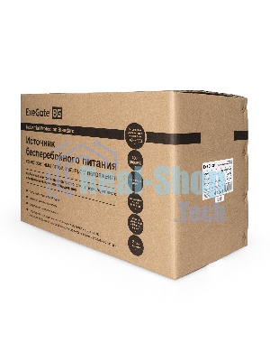 Источник бесперебойного питания ExeGate EP287660RUS SpecialPro Smart LLB-3000.LCD.AVR.EURO.RJ.USB 3000VA/1800W, LCD, AVR, 4 евророзетки, RJ45/11, USB, черный