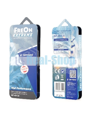 Термопаста Gembird FreOn Extreme GF-41-1.5 для радиаторов, 2 г, шприц