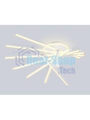 Потолочный светодиодный светильник Ambrella light FL6241 WH белый 135W 3000K-6400K 900*750*230 (ПДУ ИК)
