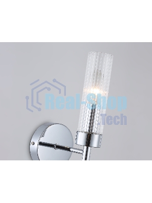 Настенный светильник Ambrella light LH55154 CH/CL хром/прозрачный E14 max 40W 155*100*245