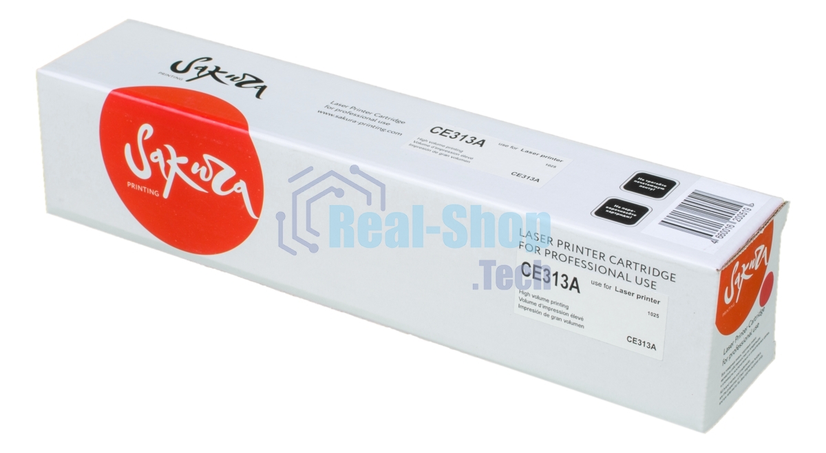 Картридж лазерный Sakura CE313A для HP LaserJet Pro CP1025/CP1025NW, пурпурный, 1000 к.