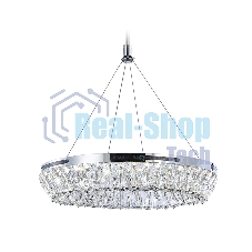 Светильник Ambrella light TR5022 CH/CL хром/прозрачный 3000K/4200K/6400K 47W D500*540 (Без ПДУ)