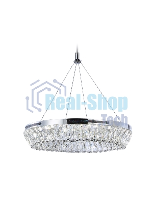 Светильник Ambrella light TR5022 CH/CL хром/прозрачный 3000K/4200K/6400K 47W D500*540 (Без ПДУ)