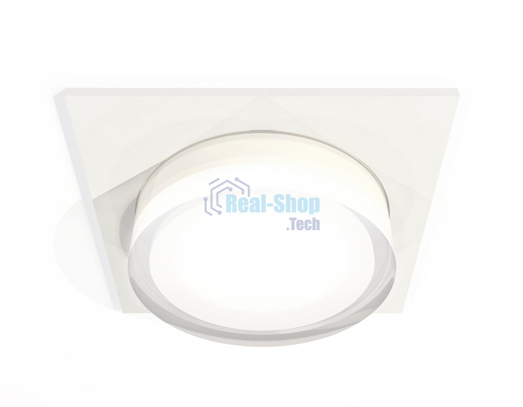 Комплект встраиваемого светильника Ambrella light XC7631043 SWH/FR/CL белый песок/белый матовый/прозрачный MR16 GU5.3 (C7631, N7160)