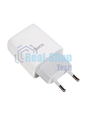 Сетевое зарядное устройство 1 USB/HOCO HC-12899 C72A/Выход: 10.5W/белый