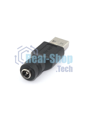 Переходник 5,5х2,5 на USB Type A папа