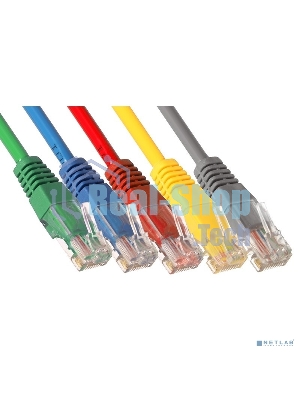 Патч-корд ExeGate EX286376RUS UTP-RJ45-RJ45-5e-0,5M-LSZH-YL, UTP, cat.5e, LSZH, 0.5м, желтый