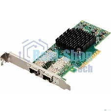 Сетевая карта ConnectX-4 Lx EN network interface card, 25GbE dual-port SFP28, PCIe3.0 x8, tall bracket, UEFI Enabled, ROHS R6