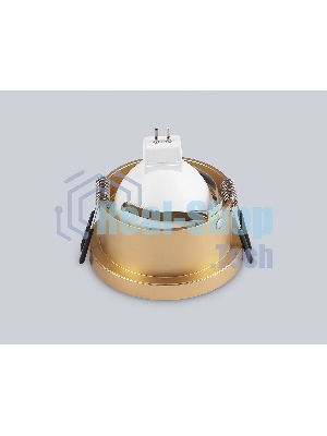 Встраиваемый точечный светильник Ambrella light TN102803 GD золото GU5.3 D71*34