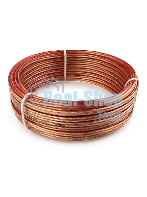 Акустический кабель Cablexpert CC-TC2x0,75-15M, прозрачный, 15 м, бухта
