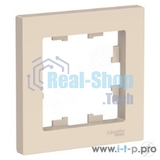 Рамка 1-м AtlasDesign беж. SchE ATN000201
