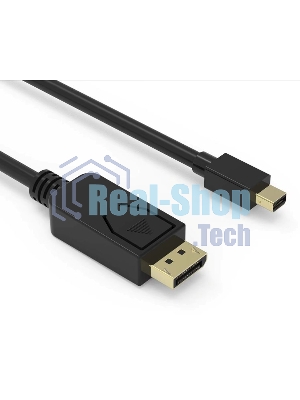 Кабель аудио-видео Buro MDP-DP miniDisplayport (m)/DisplayPort (m) 1.5м. позолоченные контакты черный