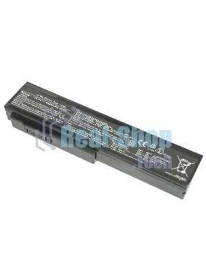 Аккумуляторная батарея для ноутбука Asus X55 M50 G50 N61 M60 N53 M51 G60 G51 4800mAh черный