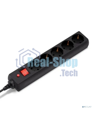 Сетевой фильтр Buro 500SH-5-B 5 м, 5 розеток, черный, коробка